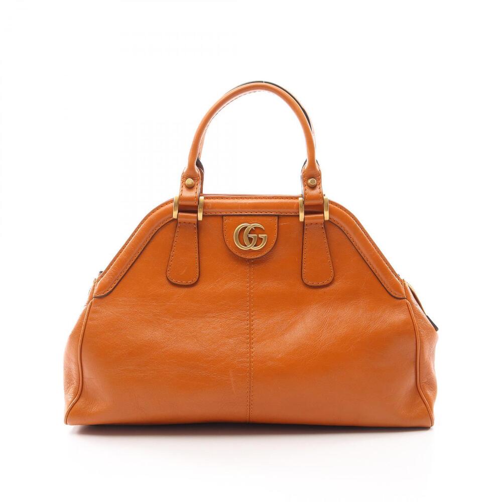 Gucci Liber Tote Bag Leather Brown